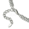 
304 Stainless Steel Bib Necklaces NJEW-Q322-09P-4