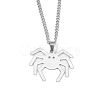 Non-Tarnish 201 Stainless Steel Pendant Necklaces for Man NJEW-Q336-02I-P-2