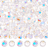 Electroplate Glass Beads EGLA-BBC0001-03B-1