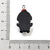 Christmas Theme Opaque Resin Pendants RESI-F054-B04-3