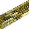 Natural Xiuyan Jade Beads Strands G-T141-73-4