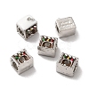 Christmas Theme Alloy Enamel European Beads PALLOY-D058-01P-03-2