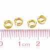 Golden Color Brass Open Jump Rings X-JRC5MM-G-3