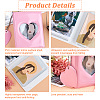 3 Books 3 Colors 32-Pocket 3 Inch PVC Mini Photo Albums AJEW-CP0001-89-4