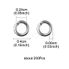 304 Stainless Steel Jump Rings STAS-YW0001-61A-3