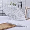 Plastic & Lace Folding Fan AJEW-WH0709-241A-3