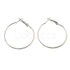 Iron Huggie Hoop Earring Findings IFIN-E025-01D-P-1