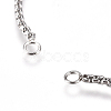 Tarnish Resistant Adjustable 304 Stainless Steel Bracelet Making STAS-G169-01P-A-2