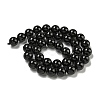 Natural Black Tourmaline Beads Strands G-G763-01-10mm-AB-5