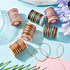 6Rolls 6 Styles Segment Dyed Polyester Thread NWIR-TA0001-47B-6