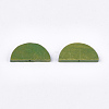 Painted Natural Wood Beads WOOD-T021-05B-06-2