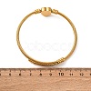 304 Stainless Steel Heart Beaded Cuff Bangle LS-BJEW-K280-02G-5