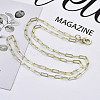 Brass Paperclip Chains MAK-S072-10B-14KC-4