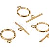 Tibetan Style Toggle Clasps TIBE-PH0001-01G-NR-5