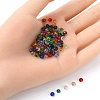 Faceted Rondelle Transparent Glass Beads GLAA-YW0001-84A-3