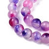 Dyed Natural White Jade Beads Strands G-T140-4mm-A10-4