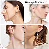 20Pcs Brass Micro Pave Clear Cubic Zirconia Earring Hooks ZIRC-SZ0005-08-7