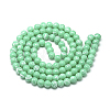 Drawbench Glass Beads Strands DGLA-S115-4mm-L23-2