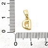 Brass Letter Charms KK-G554-22G-D-3