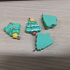 Christmas Opaque Resin Pendants CRES-D016-01G-4
