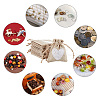Jute Cloth Storage Bags ABAG-WH0031-30-6
