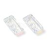 Embossed Glass Rhinestone Pendants GLAA-J101-07A-001AB-2
