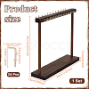 2Pcs Wood Necklace Organizer Display Stands NDIS-WH0016-15A-01-3