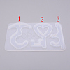 Keychain Silicone Molds DIY-WH0181-57-1