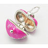 Brass Prayer Box Pendants KK-Q198-3-3
