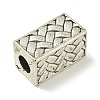 Tibetan Style Alloy European Beads FIND-U015-12AS-03-2