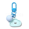 Cartoon Smiling Face Acrylic Pendant Keychain KEYC-D017-01C-1