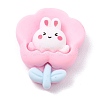 Opaque Resin Cabochons X-RESI-I037-01-2
