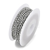 304 Stainless Steel Figaro Chains CHS-G050-04P-3