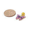 Butterfly Alloy Enamel European Dangle Charms PALLOY-JF01972-3