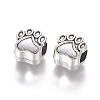 Tibetan Style European Beads X-MPDL-6160-AS-RS-2