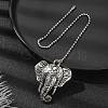 Elephant Tibetan Style Alloy Ceiling Fan Pull Chain Extenders FIND-JF00113-2