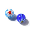 1 Bag Handmade Millefiori Lampwork Beads & Evil Eye Lampwork Beads LAMP-FS0001-08-3