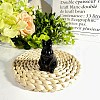Natural Obsidian Carved Healing Rabbit Figurines PW-WG70445-03-1