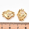 304 Stainless Steel Rhinestone Pendants STAS-T064-53-3