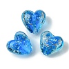 Luminous Handmade Gold Sand Lampwork Beads FOIL-B001-03-3