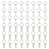 24Pcs 2 Styles Alloy Dreadlocks Beads PALLOY-AB00079-1