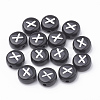 Opaque Acrylic Beads SACR-N002-02X-2