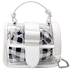 Women's Crossbody Bags with Tartan Pattern Drawstring Inner Bag PW-WG87521-01-1