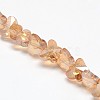 Electroplate Crystal Glass Butterfly Beads Strands EGLA-F041-A-2