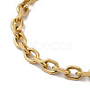 Ion Plating(IP) 304 Stainless Steel Cable Chain Necklaces X-NJEW-Z024-02G-2