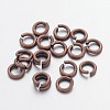 Red Copper Color Brass Open Jump Rings X-JRC5MM-R-1