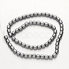 Electroplate Non-magnetic Synthetic Hematite Bead Strands G-F300-28-01-2