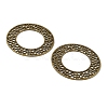 Tibetan Style Alloy Linking Rings TIBE-Q035-055AB-NR-2