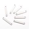 Tarnish Resistant 304 Stainless Steel Links connectors STAS-G076-17P-2