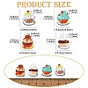 16Pcs 4 Styles Zinc Alloy Pendants FIND-CJ0005-31-2